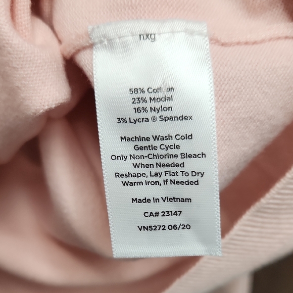 Talbots Soft Pink Cowl Neck Sweater - Picture 4 of 4